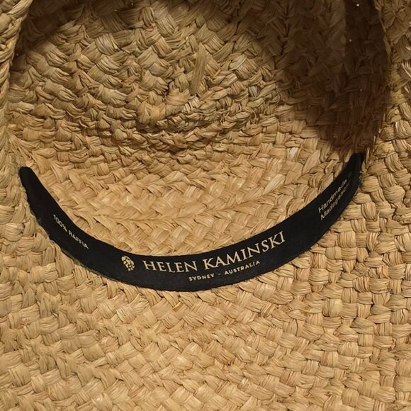 Helen Kaminski Sydney Australia Wmn's 100% Madagascar Raffia - Classic 5 Sun Hat - Picture 9 of 9